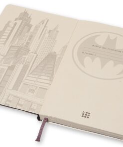 Moleskine Limited Edition Batman Notebook, Hard Cover, Large (5" x 8.25") Ruled/Lined, White, 240 Pages White, Ruled 29 71vSMv9XiL