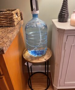 LECIEL Water Pump Dispenser, Automatic Drinking Water Bottle Pump for 5 Gallon Water Bottle Dispenser USB Charging Portable Water Dispenser (Black) Black 21 71vSa02AdKL