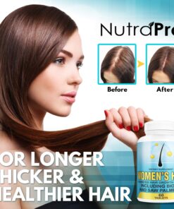 Alternative view of Hair Growth Vitamins With Saw Palmetto for Women-DHT Blocker,Hair Growth Supplement for Thicker And Perfect Hair.Hair Growth Pills for Thinning Hair.Get Healthy,Glow,Longer,Thick Hair.With Biotin.