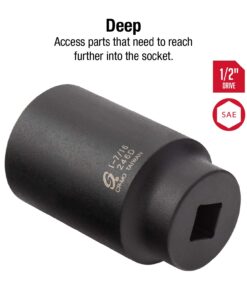 Alternative view of Sunex 246D 1/2-Inch Drive 1-7/16-Inch Deep Impact Socket