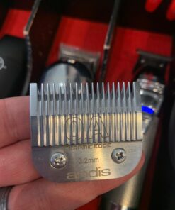 Andis 64470 Ceramic Edge Carbon-Infused Steel Detachable Clipper Blade - Chrome Finish, Anti-Rust, Extends Edge Life, Compatible All Andis Series - Size 0A, 3/64-Inch (1.2mm) Cut Length, Chrome 7 71vU84B32ML