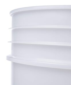 Hudson Exchange Premium 5 Gallon Bucket, HDPE, Natural, 1 Pack 9 71vUvxkU57L