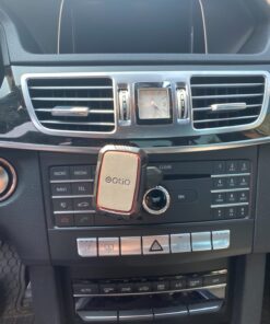 OQTIQ Magnetic CD Phone Car Mount for Car CD Player, CD Slot Car Phone Mount Holder with Built-in 6 Strong Magnets, Compatible with iPhone Samsung Galaxy LG and More Black-Red 34 71vVBfeHzHL