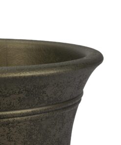 The HC Companies SRA10001P02C004LRABG 10" Sierra Pot, Nordic Bronze 14 71vWAxveogL