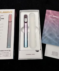 Solawave 4-in-1 Radiant Renewal Wand and Serum Bundle, Face Skincare Wand with Facial Massager, Facial Wand with Renew Complex Serum Blue/Pink Ombre 34 71vWEIZIFL
