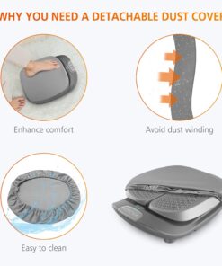 Snailax Vibration Foot Massager with Heat,Remote Control,Adjustable Vibration Speed Electric Massager Machine for Circulation,Plantar Fasciitis, Pain Relief Grey 22 71vXOsWcHL