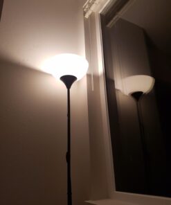 IKEA 101.398.79 NOT Floor Uplight Lamp, 69", Black 28 71vXOzThBqL