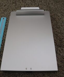 Amazon Basics Metal Clipboard with 2 Compartments and Interior 250 Sheet Paper Storage, 14.09 x 9.21 x 2.6 Inches, letter size, Silver 51 71vY3u2gHL