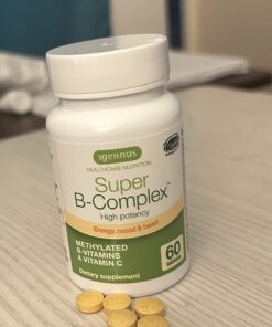 Super B-Complex – Methylated Sustained Release Clean Label B Complex With Methylfolate, Boosted B12 Methylcobalamin, Vegan, Lab Verified, 60 Small Tablets, by Igennus Unflavored 60 Count (Pack of 1) 30 71vYlhHVxaL