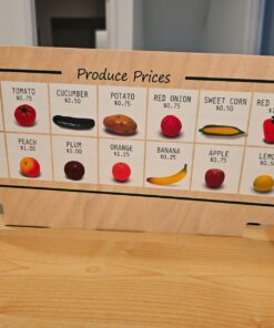 Melissa & Doug Freestanding Wooden Fresh Mart Grocery Store - Supermarket Pretend Play, Kids Play Store, Toy Food Stand For Toddlers And Kids Ages 3+ - FSC-Certified Materials 40 71vZAD7vIAL 1