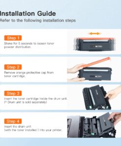 E-Z Ink (TM Compatible Toner Cartridge Replacement for Brother TN660 TN630 High Yield to use with HL-L2300D HL-L2380DW HL-L2320D DCP-L2540DW HL-L2340DW HL-L2360DW MFC-L2720DW Printer (Black, 4 Pack) 11 71vZqEi5OML 2