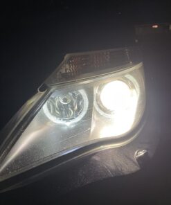 iJDMTOY (2 White LED Angel Eye Ring Marker Bulbs Compatible with BMW 5 6 7 Series X3 X5 (E39 E53 E60 E63 E64 E65 E66 E83), 7000K White 33 71vaeFjf4zL