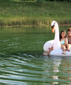 One Giant Swan Inflatable Pool Float I 78 x 55 Inflatable Kiddie Pool for Kids, Adults and Toddlers I Blow Up Pool Floats for Swimming Pool Lounger I Bachelorette Pool Floats Swimming Pool Toys Rafts 39 71vbD3xmv L