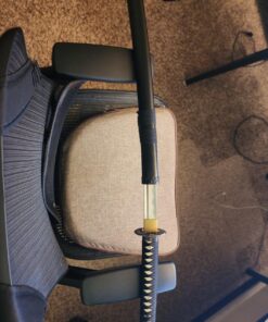 Vulcan Gear Traditional Japanese Handmade Sharp Katana Samurai Sword with Scabbard and Sword Stand Dragon Tsuba 41 71vbRdArYuL