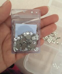 Crystal-Wholesale Swarovski Clear CRYSTAL (001) 2058/2088 Crystal Fatbacks Rhinestones Nail Art Mixed With Sizes Ss5, Ss7, Ss9, Ss12, Ss16, Ss20, Ss30, 144 Piece 32 71vcAaAXCmL
