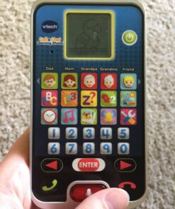 VTech Call and Chat Learning Phone, 0.91 x 3.27 x 5.91 inches, Black & blue Standard Packaging 28 71vcXG1WEQL 3