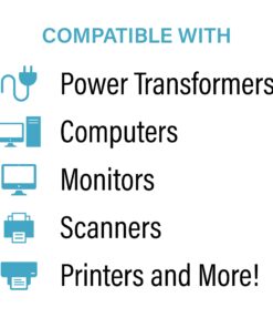 Legrand - C2G Power Cord with 1 to 4 Power Splitter, 16 AWG Power Cord, Black Power Squid, 1.5 Foot Power Cord Extension and Splitter, 1 Count, C2G 29803 Splitter 1 to 4 1.5 Feet 11 71vcZdf3 L 1