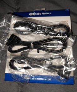 Cable Matters 3-Pack 90 Degree Right Angle SATA Cable 18 Inches (6.0 Gbps SATA III Cable , SATA SSD Cable, SATA 3 Cables) Black 35 71vd51DqeYL