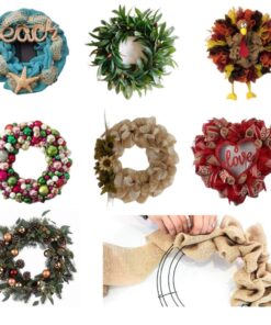 Royalty Essentials 10 Inch Metal Wire Wreath Wire Frame Form Hanger Green 10 Inch Pack of 10 10 Inch, Pack of 10 13 71vd9Efr1LL