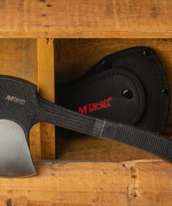 Alternative view of MTech USA Camping Axe, Two-Tone Blade, Black Rubberized Handle, 11-Inch Overall