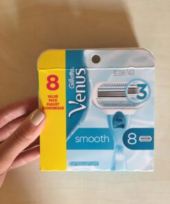 Gillette Venus Smooth Womens Razor Blade Refills, 8 Count, Lubracated to Protect the Skin from Irritation, Basic, 8 Count (Pack of 1) 45 71vdp7ydTdL