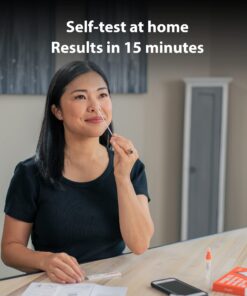iHealth COVID-19 Antigen Rapid Test, 1 Pack, 5 Tests Total, FDA EUA Authorized OTC at-Home Self Test, Results in 15 Minutes with Non-invasive Nasal Swab, Easy to Use & No Discomfort 23 71ve2lQ550L