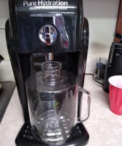 Pure Hydration Alkaline Water Machine | Hydrogen Infused Water | Water Purifier | Countertop Water Filter | Natural Water Ionizer | PH Water, Loaded with Antioxidants | Home Water Filter 34 71veN1SHIZL