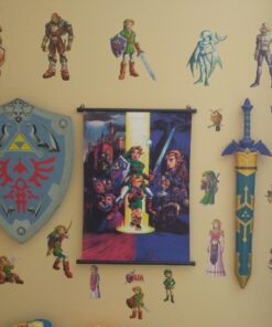 RoomMates RMK2780SCS Nintendo Zelda: Ocarina Of Time 3D Peel and Stick Wall Decals Zelda 3D Decals 41 71veuz2w5L