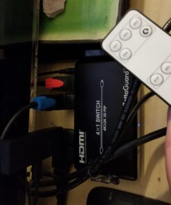 Zettaguard 4 Port 4 x 1 HDMI Switch with PIP (Picture in Picture)and IR Wireless Remote Control, HDMI Switcher Hub Port Switches for PS4 Xbox Apple TV Fire Stick Blu-Ray Player (ZW410) 4 In 1 Out 35 71vgLlrYK L