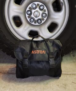 AstroAI Portable 160 PSI Heavy Duty Tire Inflator Pump with Screen, Dual Cylinders & Dual Motors, Dual Power Air Compressor for SUVs, RVs, ORVs, Trucks, Cars, Air Mattresses, etc., Auto Off, LED Light 1-yellow 31 71vgbE yFZL