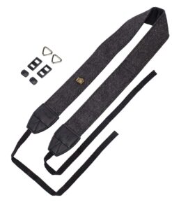 TARION Camera Shoulder Neck Strap Vintage Belt for All DSLR Camera Nikon Canon Sony Pentax Classic White and Black Weave (Upgraded Version) Gray (Upgraded Version) Gray (Upgraded Version) 35 71vgkYYextL