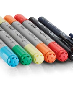 Copic Ciao Alcohol Markers, Doodle Kit Rainbow, 5 markers + 2 pens Art markers, alcohol markers, permanent marker, alcohol-based markers, illustration markers, brush tip marker, dual tip markers 7 71vgpoG38HL