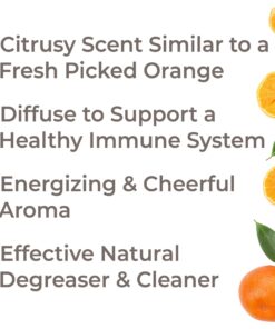 Plant Therapy Sweet Orange Organic Essential Oil 100% Pure, USDA Certified Organic, Undiluted, Natural Aromatherapy, Therapeutic Grade 10 mL (1/3 oz) 8 71vhI uopDL