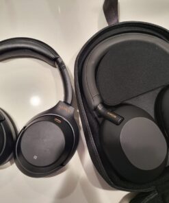 Sony WH-1000XM4 Wireless Premium Noise Canceling Overhead Headphones with Mic for Phone-Call and Alexa Voice Control, Midnight Blue WH1000XM4 Headphones Only 39 71vhlNYhjxL