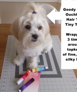 Goody Kids Ouchless Tiny Terry Ponytailers , Assorted Colors - Pain-Free Hair Accessories for Women, Girls, Babies and Teens - Perfect for Long Lasting Braids, Ponytails and More, 42 Count (Pack of 1) 26 71vi7nmzL9L