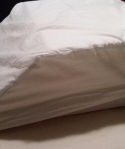 Hermell Zero Gravity Elevating Leg Rest Pillow, Foam, Post-Surgery, Leg Pain, Back Injury, Sciatica Pain Relief, Removable Cover - White 19.2x25.2x8 Inch (Pack of 1) 38 71vjbca779L