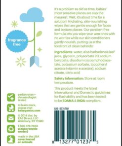 Babyganics Flushable Wipes, 60 ct, 3 pack, Packaging May Vary 19 71vjfU0mV0L