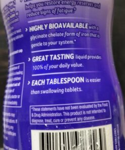 Nature's Way Liquid Iron, Provides Daily Value of Iron, Sugar Free, Berry Flavored, 16 Fl. Oz. 29 71vkLv1WBWL