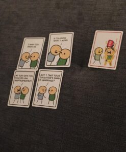Joking Hazard by Cyanide & Happiness - a funny comic building party game for 3-10 players, great for game night White 46 71vkU JRC9L