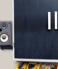 VideoSecu One Pair of Side Clamping Bookshelf Speaker Mounting Bracket with Swivel and Tilt for Large Surrounding Sound Speakers MS56B 3LH 60 71vkj3srxNL