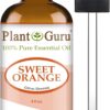 Sweet Orange Essential Oil 4 oz 100% Pure Undiluted Therapeutic Grade Citrus Sinensis, Cold Pressed from Fresh Orange Peel, Great for Aromatherapy Diffuser, Relaxation and Calming, Natural Cleaner. 4 Fl Oz (Pack of 1) 35 71vl4w3wRqL