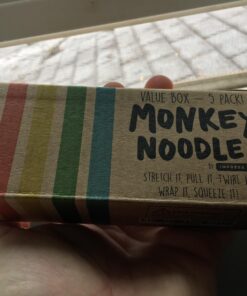 The Original Monkey Noodle Fidget Toy - 5 Pack - Stretchy Sensory Toys for Kids and Toddlers with Unique Needs - Fosters Creativity, Focus, and Fun - Great for Classrooms, Home, and Playtime (Ages 3+) 30 71vlDEAbr6L