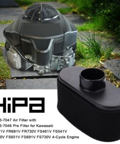 HIPA FR691V Air Filter with 11013-7046 Pre Filter for 11013-0752 11013-0726 11013-7049 11013-7047 Kawasaki FR651V FR691V FR730V FS481V FS541V FS600V FS651V FS691V FS730V 4-Cycle Engine 16 71vlHkYMEaL