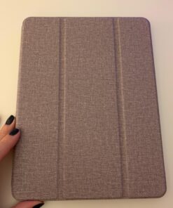 Soke iPad 6th/5th Generation Case with Pencil Holder, Smart iPad 9.7 inch Cases Trifold Stand with Shockproof Soft TPU Back Cover and Auto Sleep/Wake Function for Apple iPad 2018/2017, Violet 80 71vlJu6fqtL