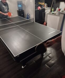 Triumph Sports Phoenix 7’ Billiard Table with Table Tennis Conversion Top for a Game of Pool or an Action-Packed Table Tennis Game 61 71vmbmF4xnL