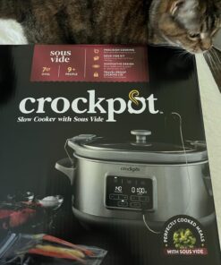 Crockpot™ 7-Quart Cook & Carry™ Slow Cooker with Sous Vide,Programmable, Stainless Steel 34 71vmigTT4rL