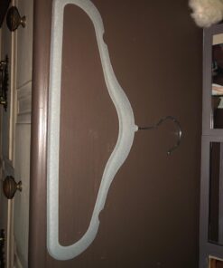 Amazon Basics Kids Velvet, Non-Slip Clothes Hangers, Baby Size 11.6, Pack of 50, Gray 11.6" 50-Pack 37 71vmwfs7IXL