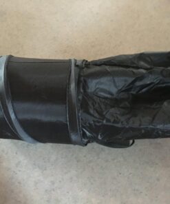 Zone Tech Universal Traveling Portable Car Trash Can - Black Collapsible Pop-up Leak Proof Trash Can- for Garbage to Organize Car, Waste Basket Bin, Rubbish Bucket (1 Pack) 1 Pack 30 71vn wh8loL