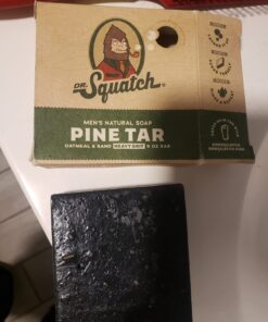 Dr. Squatch All Natural Bar Soap for Men with Heavy Grit, Pine Tar 23 71vn8CR7ktL