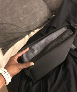 Case-it The Mighty Zip Tab Zipper Binder - 3 Inch O-Rings - 5 Color Tab Expanding File Folder - Multiple Pockets - 600 Sheet Capacity - Comes with Shoulder Strap - Black D-146 Single 50 71vnDY2M6rL